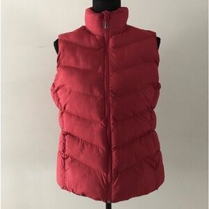 Women’s WindRiver Red T-max Hyper- Dri Puffer Zip up Vest size M